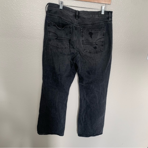 American Eagle 90's bootcut rip knee size 12 - Picture 5 of 10
